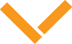 A triangle made of orange and white stripes. AI generated content