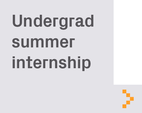 Undergrad summer internshi