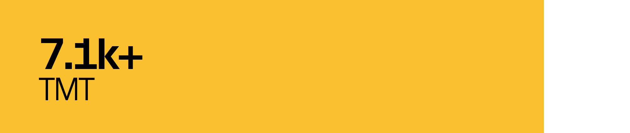 7.1k+ TMT
