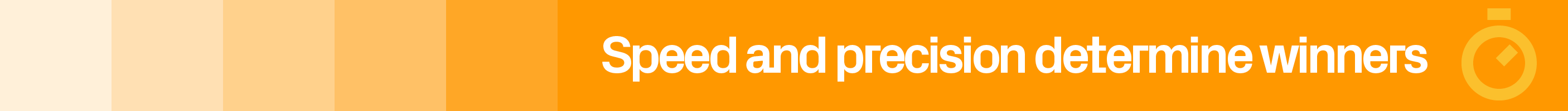 speed and preceision